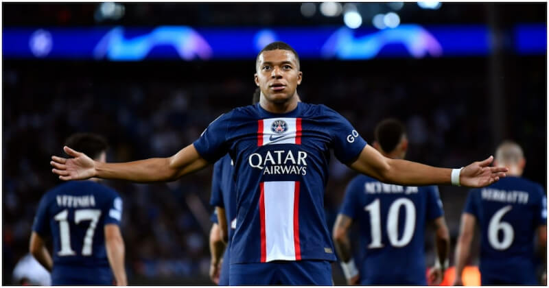 Cầu thủ Kylian Mbappe cũng nằm trong cầu thủ nhanh nhất thế giới